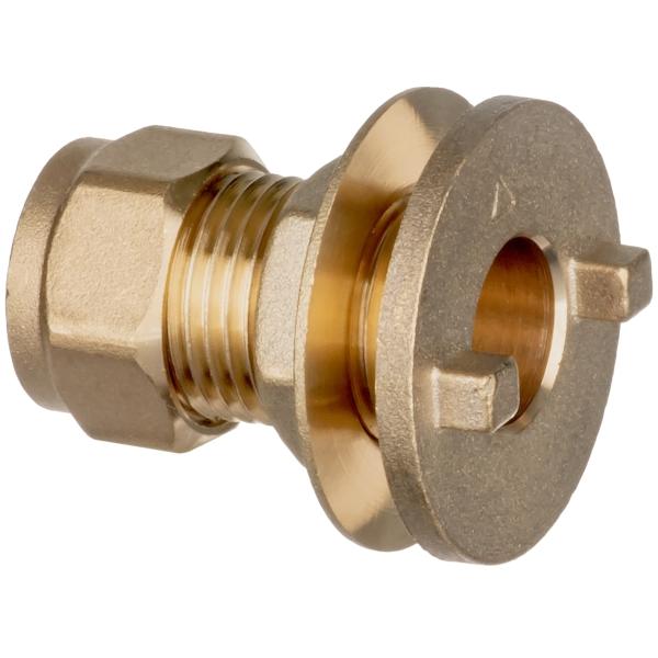 1&quot; Brass Compression Tank Connector 350