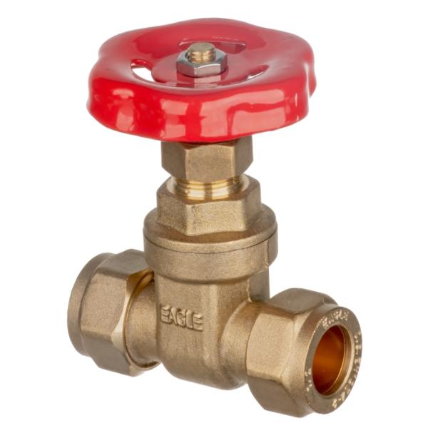 Easi Plumb 1/2&quot; CxC Brass Gate Valve