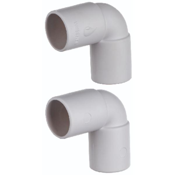 Easi Plumb 2 Pack Overflow 90Deg Elbows