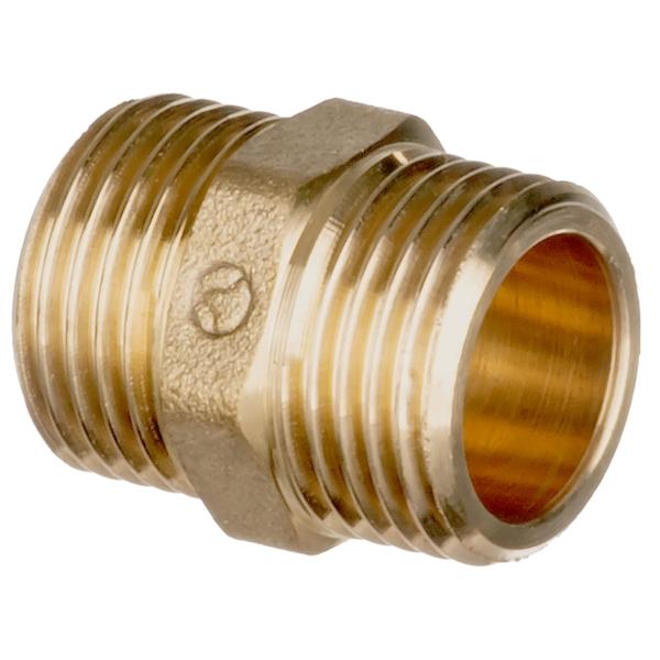 Easi Plumb 1" Brass Hexagonal Nipple