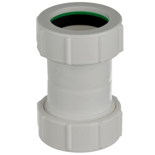 Easi Plumb11/2"/40mm Str. Coupl
