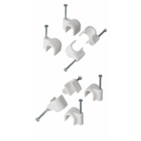 Easi Plumb 8 Pack 1/2" Nail Pipe Clips