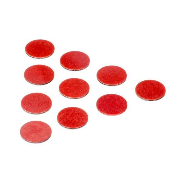 1&quot; Blank Cap Red Fibre Washers 6 pack