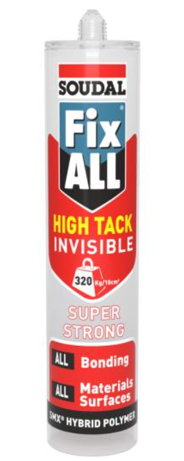 Soudal Fix ALL High Tack Invisible 2x290ml (1+1)