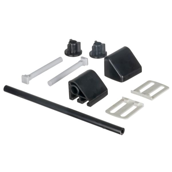 Easi Plumb Black WC Seat Hinge Set Epsh