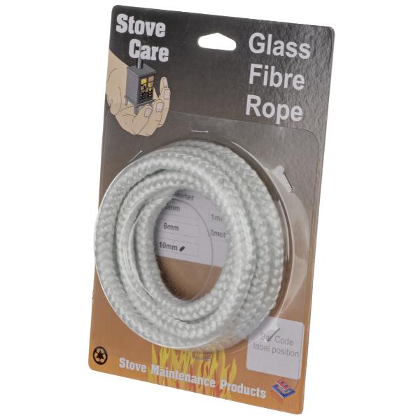Easi Plumb Stovecare 2M X 6mm Charcoal Glass Fibre Rope