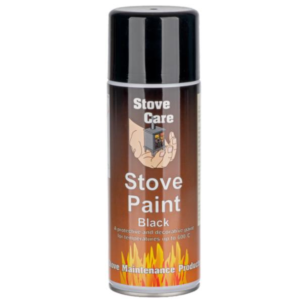 Easi Plumb Stovecare 400ml Black Stove Paint Spray