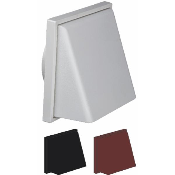 Easi Plumb White Cowl Outlet-Dual Fitting