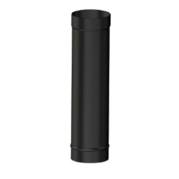 Mi Flues System 7 125MM X 1000MM VE Matt Black