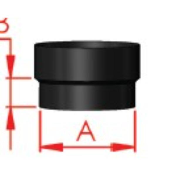 Mi Flues System 7 Start Off Adaptor 125MM 