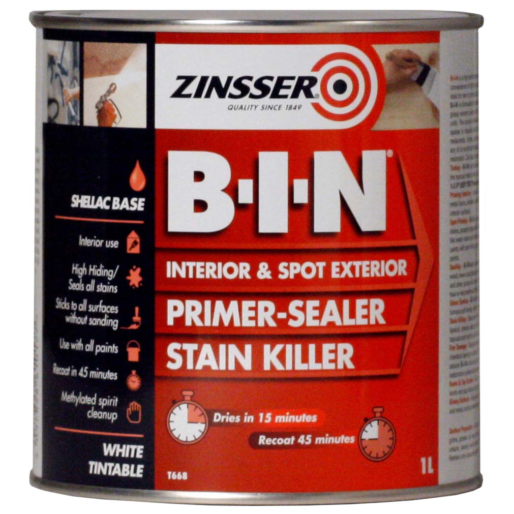 Zinsser B-I-N Primer Sealer 1L
