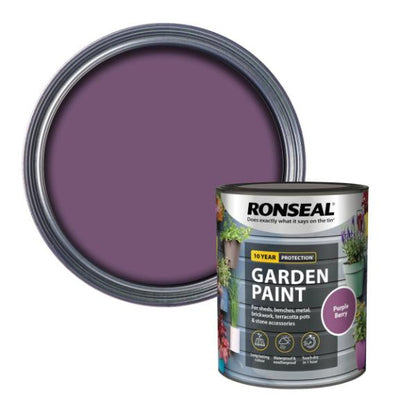 Ronseal Garden Paint 250 ml - Purple Berry