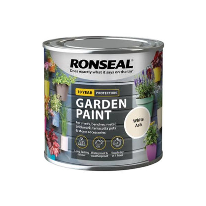 Ronseal Garden Paint 250 ml - White Ash