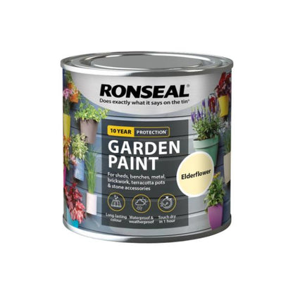 Ronseal Garden Paint 250 ml - Elderflower