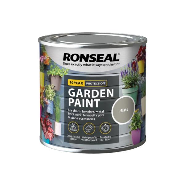 Ronseal Garden Paint 250 ml - Slate