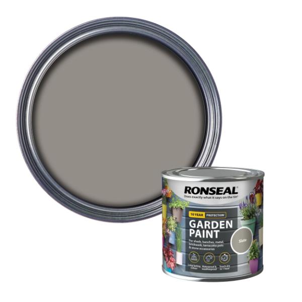 Ronseal Garden Paint 250 ml - Slate
