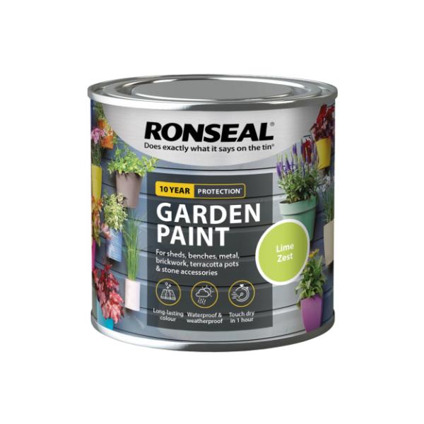 Ronseal Garden Paint 250 ml - Lime Zest