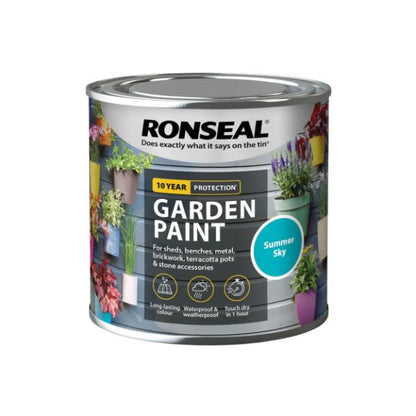 Ronseal Garden Paint 250 ml - Summer Sky