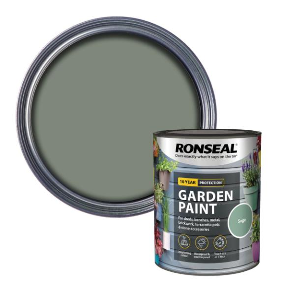 Ronseal Garden Paint 750 ml - Sage