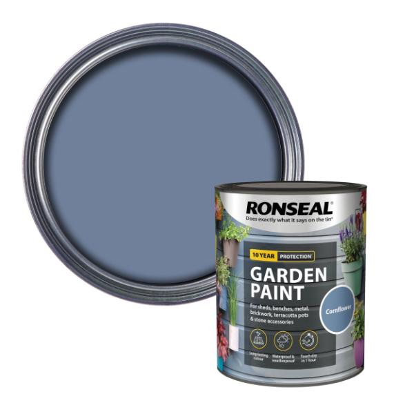 Ronseal Garden Paint 750 ml - Cornflower
