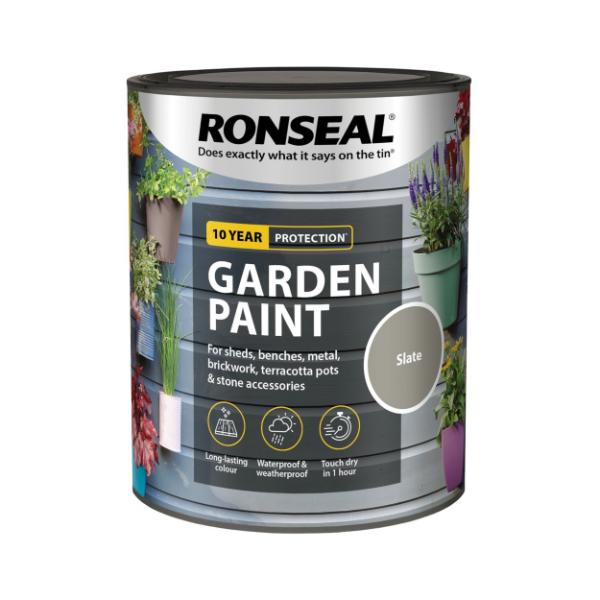 Ronseal Garden Paint 750 ml - Slate