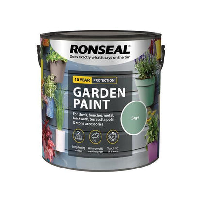 Ronseal Garden Paint 2.5 Litre - Sage