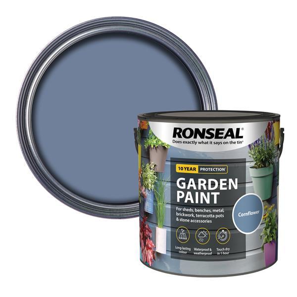 Ronseal Garden Paint 2.5 Litre - Cornflower