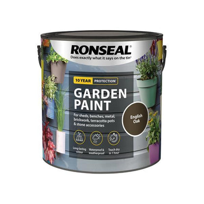 Ronseal Garden Paint 2.5 Litre - English Oak