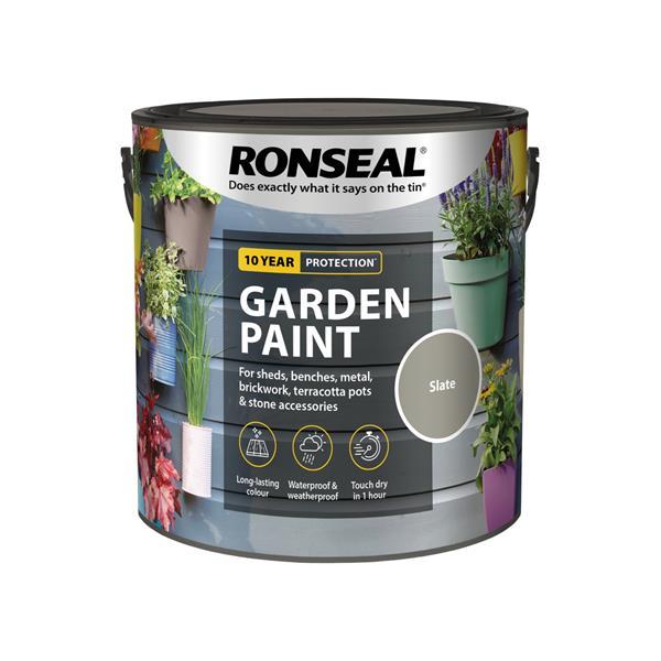 Ronseal Garden Paint 2.5 Litre - Slate