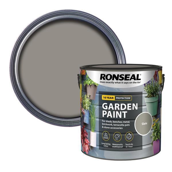 Ronseal Garden Paint 2.5 Litre - Slate