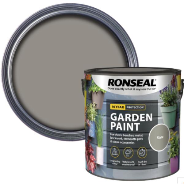 Ronseal Garden Paint 2.5 Litre - Slate