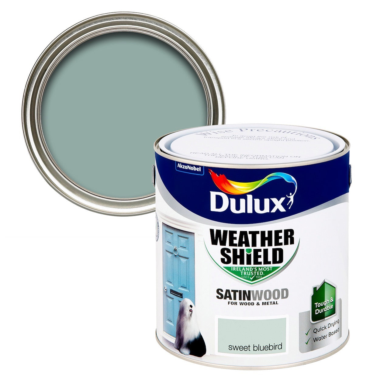 Dulux Exterior Satinwood Sweet Bluebird 2.5L