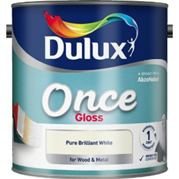 Dulux Once Gloss Brilliant White 2.5L