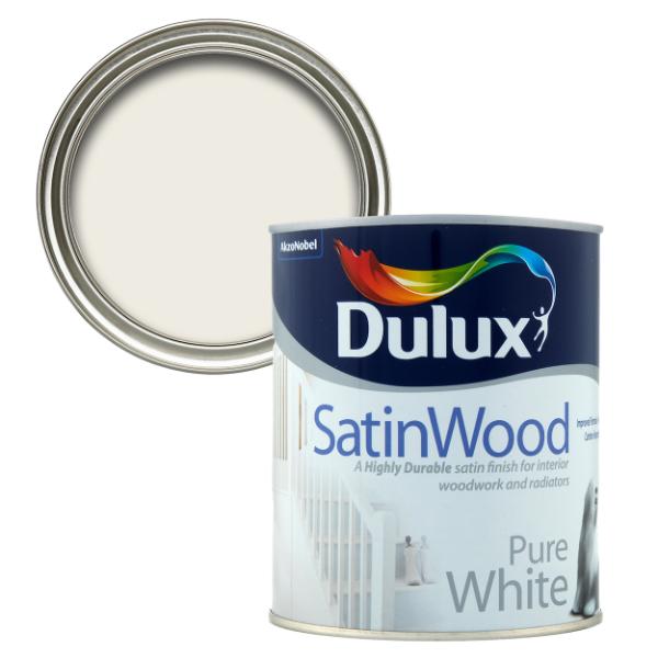 Dulux Satinwood White 750ml