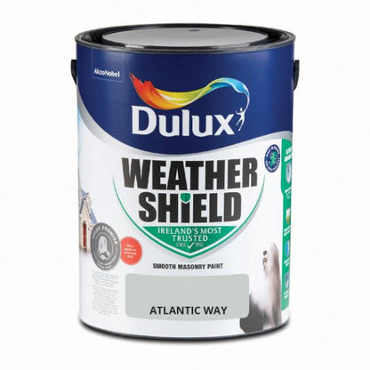 Dulux Weathershield Smooth Masonry Atlantic Way 5L - Atlantic Way