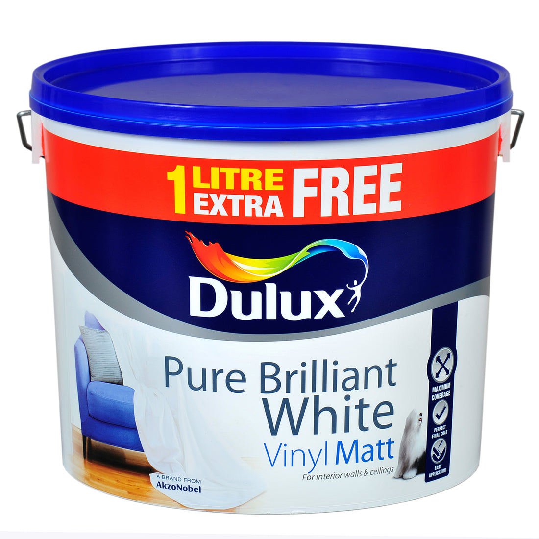 Dulux Vinyl Matt Special Pure Brilliant White 11L