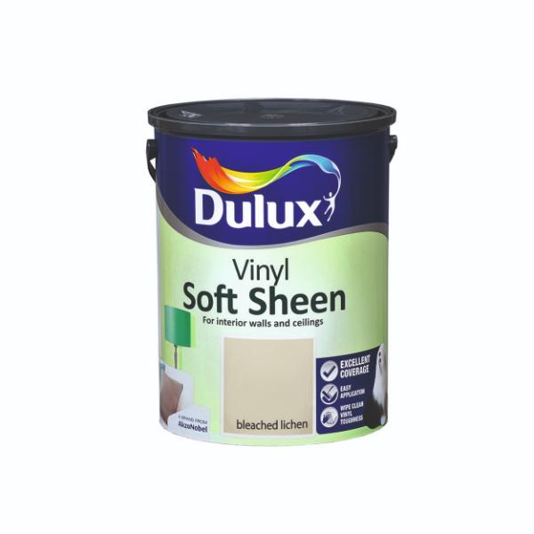 Dulux Walls &amp; Ceilings Soft Sheen Bleached Lichen 5L - Bleached Lichien
