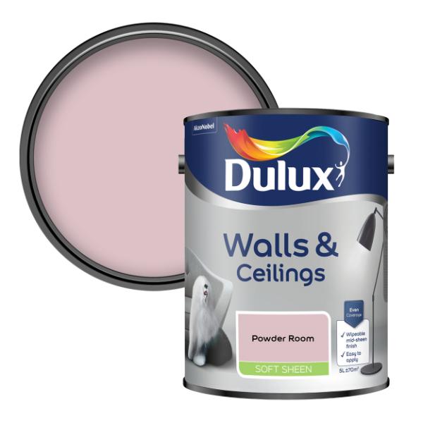 Dulux Walls &amp; Ceilings Soft Sheen Powder Room 5L - Powder Room