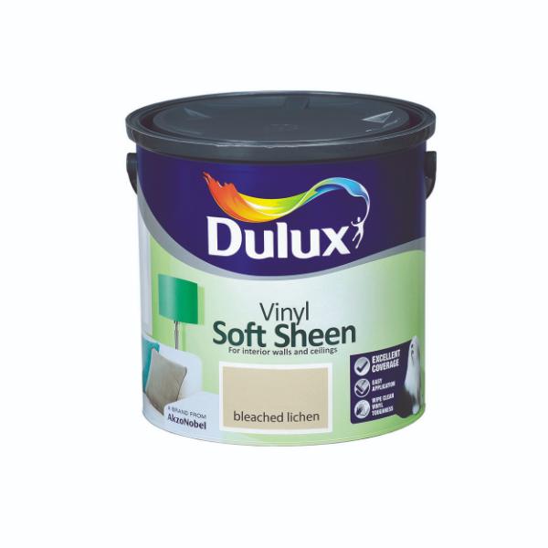 Dulux Walls &amp; Ceilings Soft Sheen Bleached Lichen 2.5L - Bleached Lichen