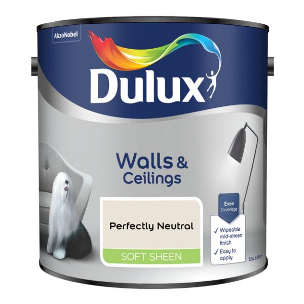 Dulux Walls &amp; Ceilings Soft Sheen Perfectly Neutral 2.5L - Perfectly Neutral