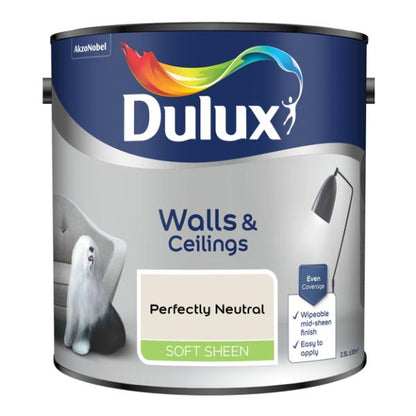 Dulux Walls &amp; Ceilings Soft Sheen Perfectly Neutral 2.5L - Perfectly Neutral