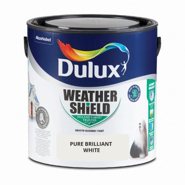 Dulux Weathershield - 2.5L - Brilliant White