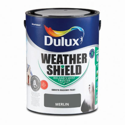 Dulux Weathershield 5L Paint - Merlin