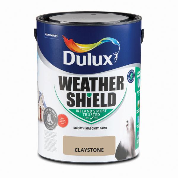 Dulux Weathershield Smooth Masonry Claystone 5L - Claystone