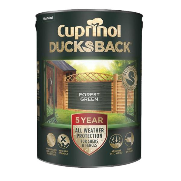 Cuprinol Ducks Back Forest Green 5L