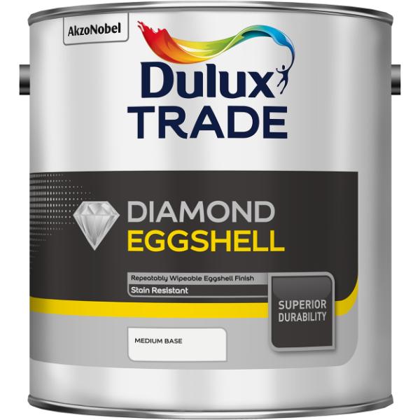 Dulux Trade Diamond Eggshell Medium Base 2.5L