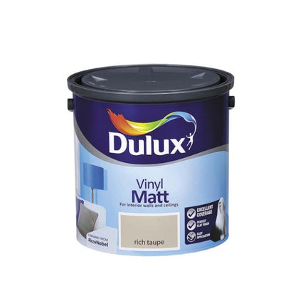 Dulux Vinyl Matt 2.5L - Rich Taupe