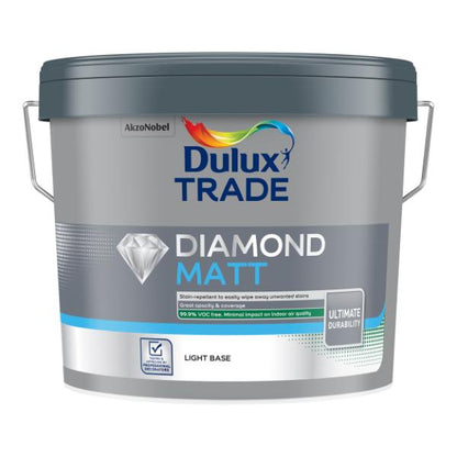 Dulux Trade Diamond Matt Light Base 10L