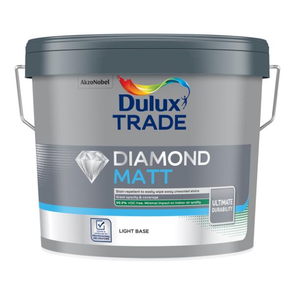Dulux Trade Diamond Matt Light Base 10L
