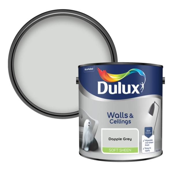 Dulux Walls &amp; Ceilings Soft Sheen Dapple Grey 2.5L - Dapple Grey